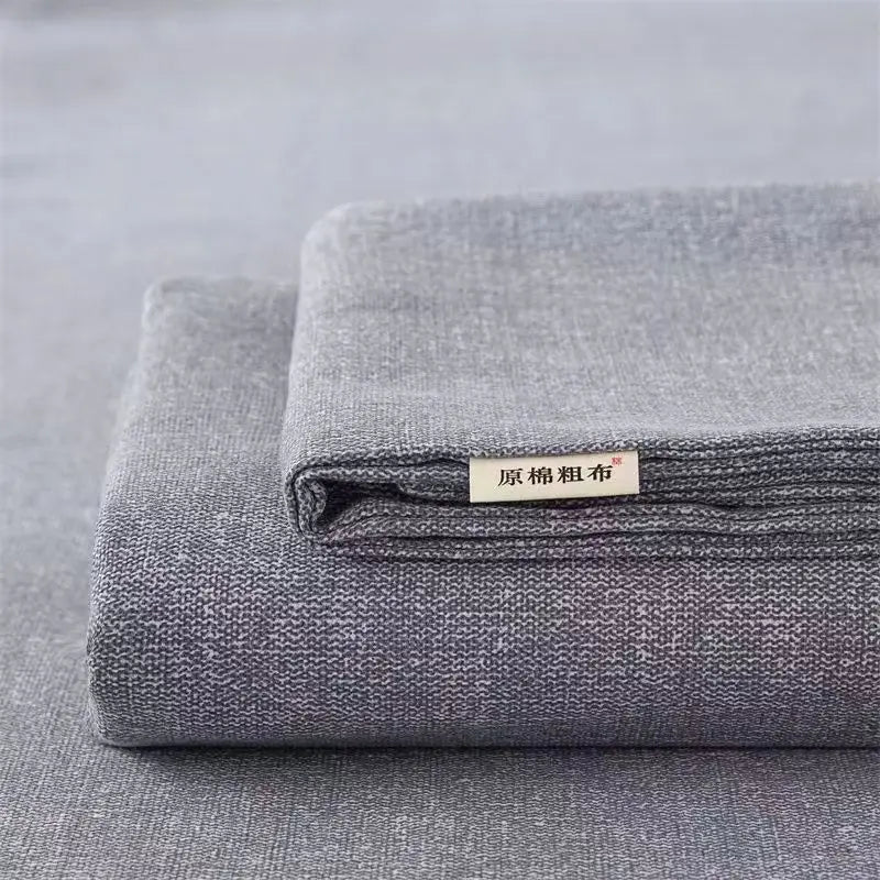 Old Coarse Cloth Bed Sheet Single Piece Cool Dormitory Cotton Linen