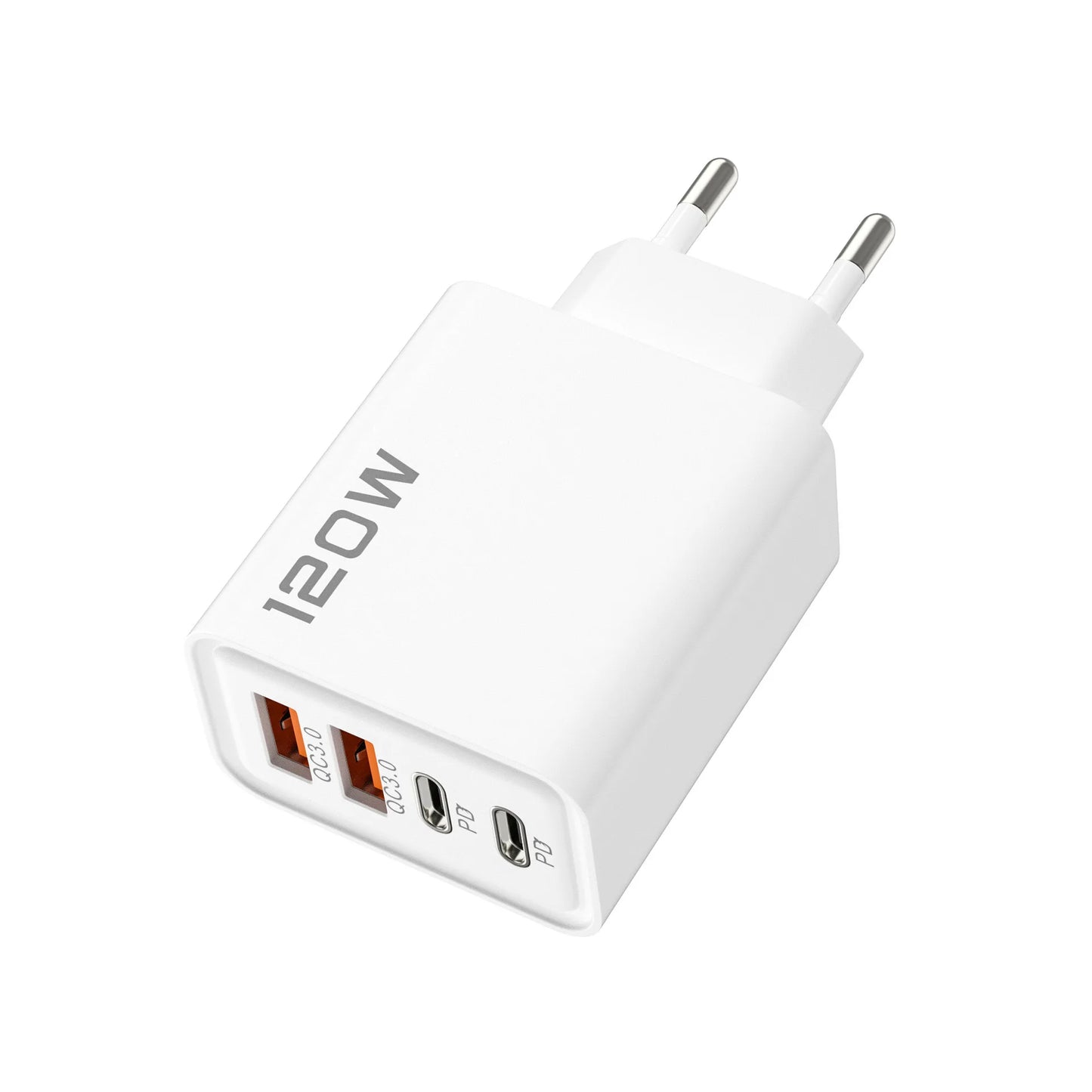 Total 120W Fast Charger USB Type C Cable, Fast Charging Phone Power Adapter For iPhone, Xiaomi ,Samsung.