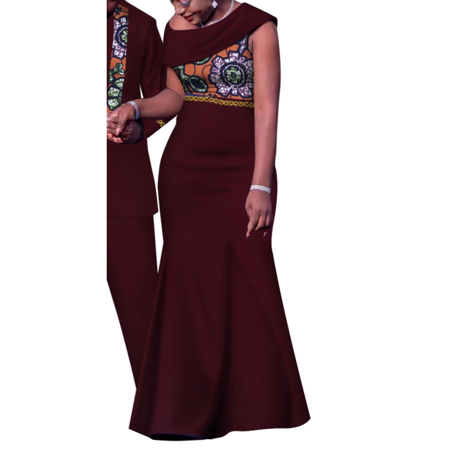 African Couple Outfits Match Sets Dashiki, African Men suit ,and Dresses for Women Couple Clothing WYQ905.