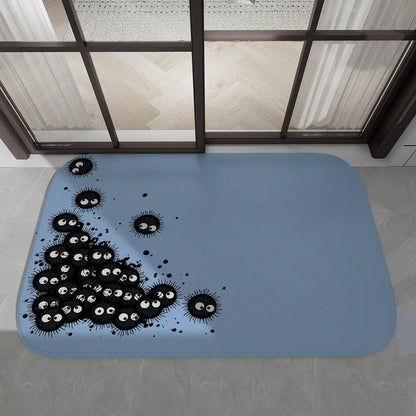 Floor Mat Non-Slip Laundry Room Mat, Balcony, Child, Living Room, Bedside