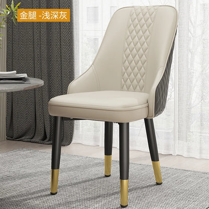 Cushion Beautiful Dining Chairs, Modern Metal Ergonomic  Unique  Home Decoration