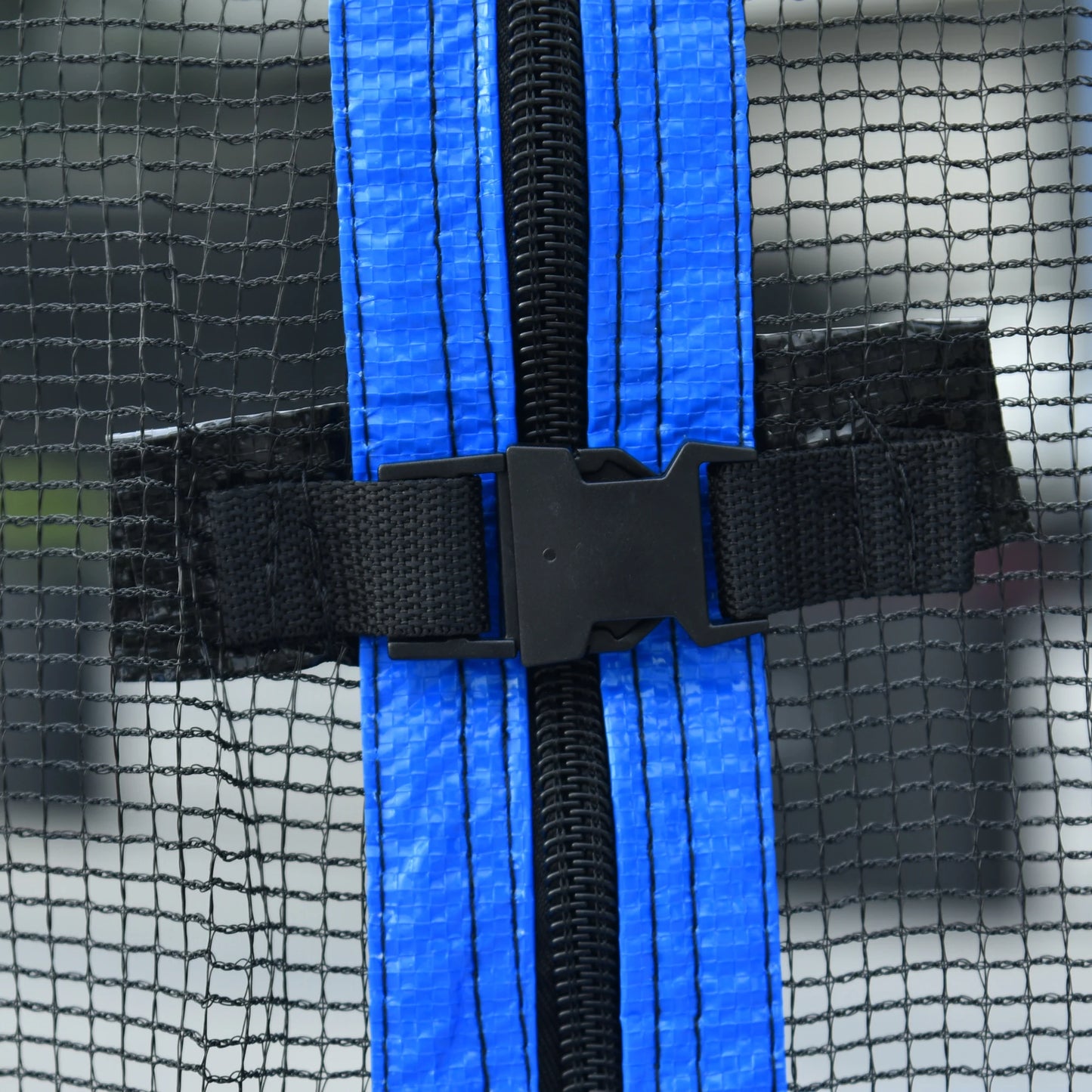 14FT Trampoline With Backboard, With Enclosure Net And Ladder.