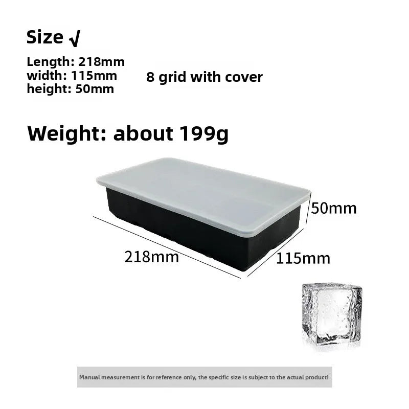 4/6/8/15Grids Silicone Ice Cube Molds ,Spherical Ice Molds Reusable Whiskey Ice Cube Molds.