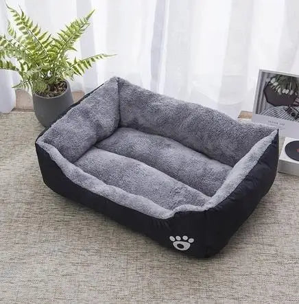 Large Pet House Dog Bed, Cat Mat, Long Plush Deep Sleeping Warm Soft Small Dog Cushion.