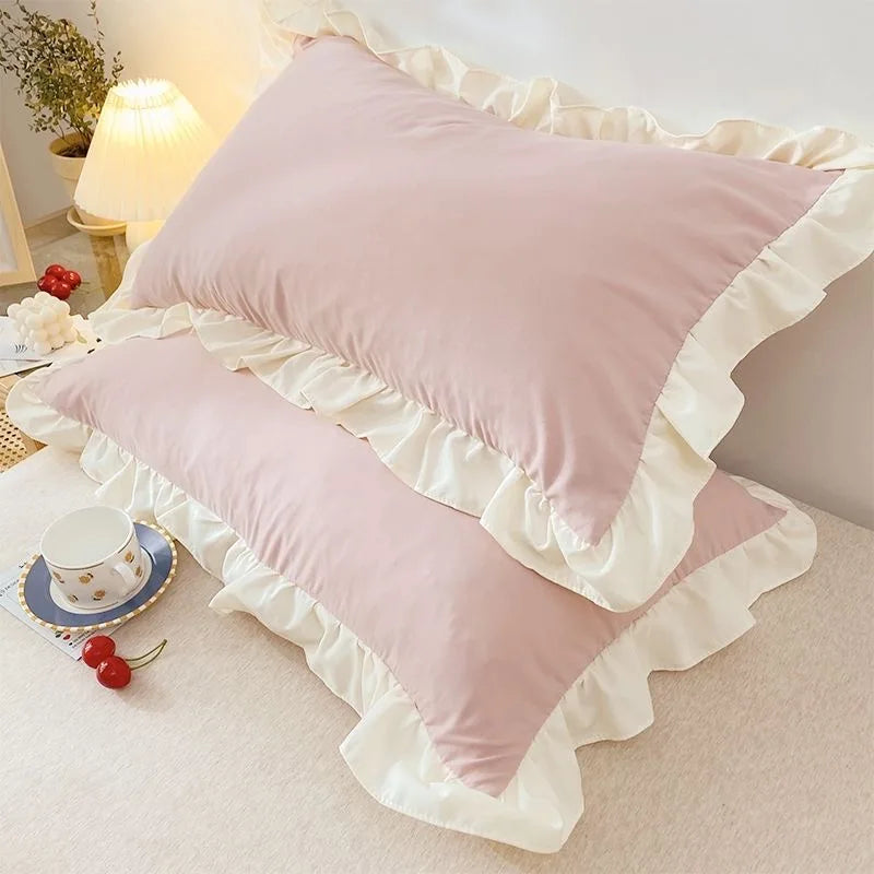 Princess Pillowcases With Ruffles Multiple Sizes, For Adults Kids.