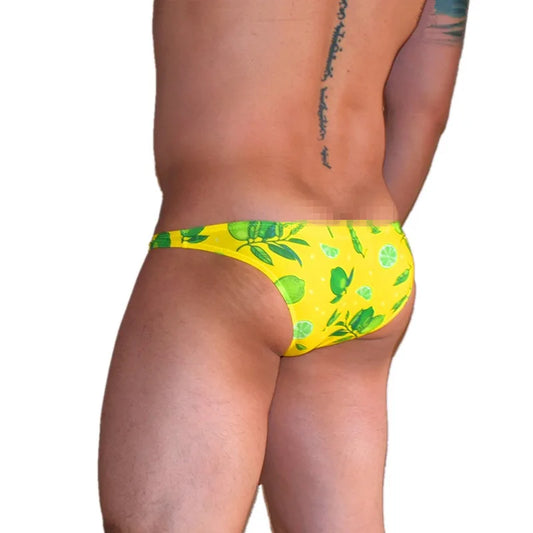 Trajes de baño tipo bikini para hombre, bañadores sexis, ropa interior.