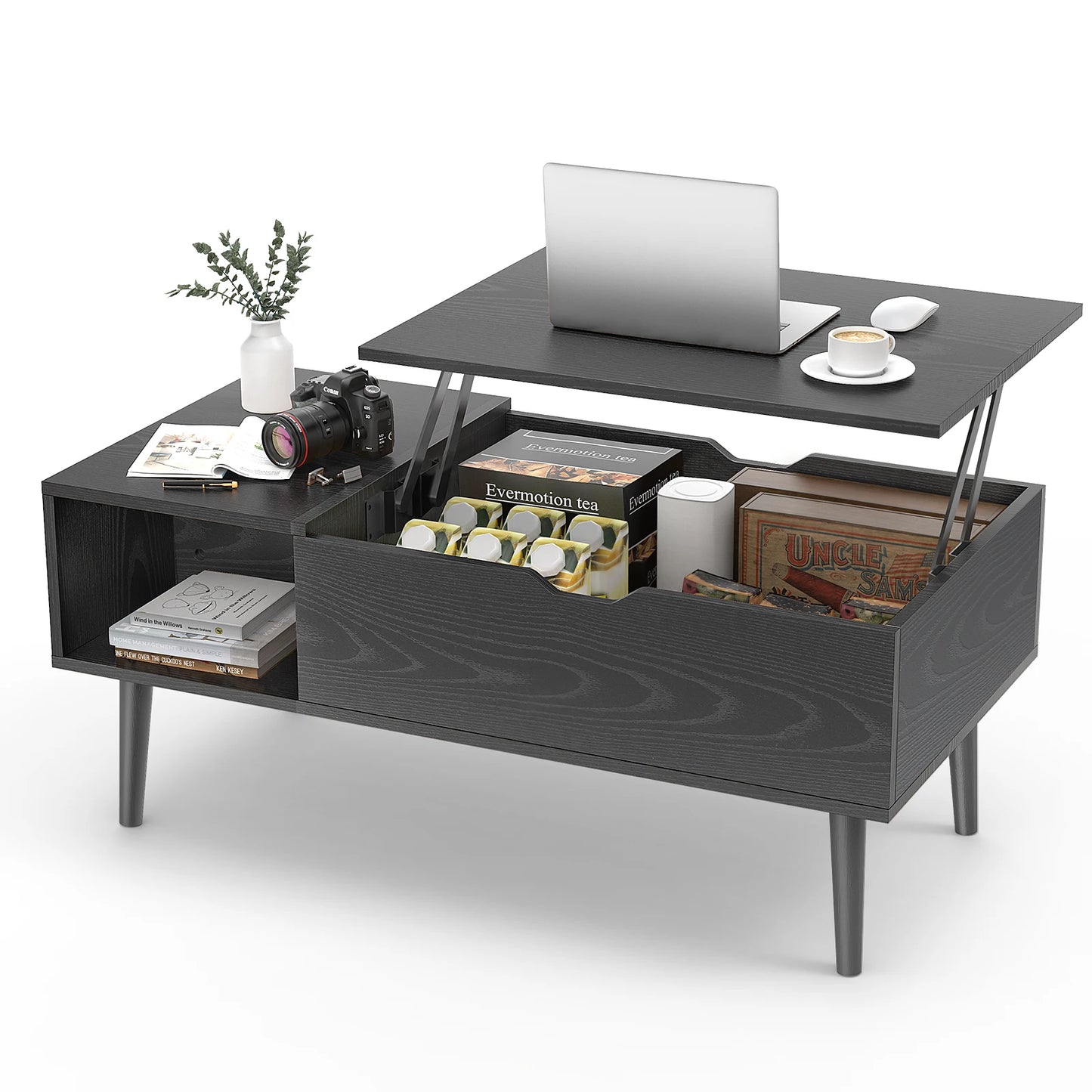 Lift Top Coffee Tables For Living Room, 39.37"x19.7" Desk.