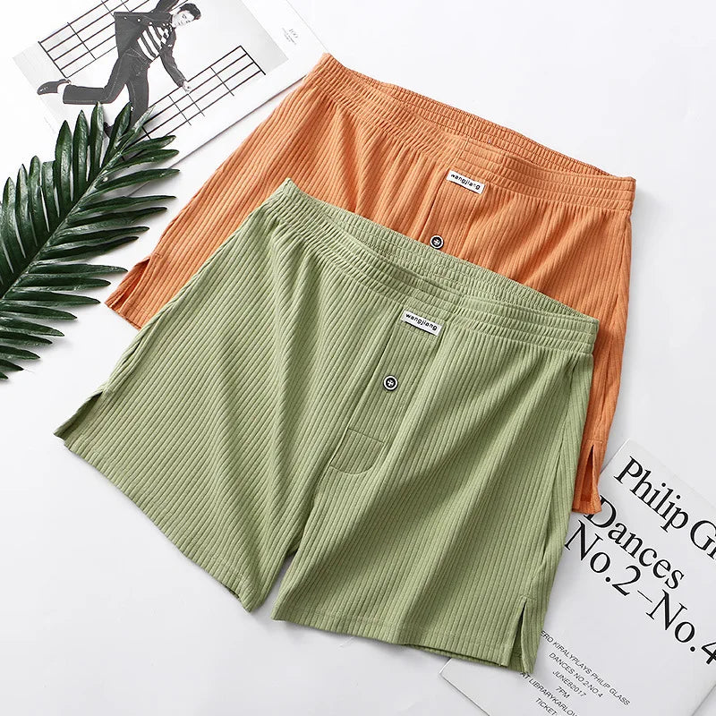 Sexy Men Cotton Boxer Briefs, Mesh Boxers Shorts.