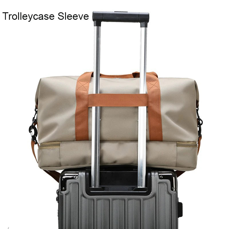 Travel Gym Bag Short-distance Luggage, Portable Fitness Bags Shoulder Crossbody, Duffle Carry On Weekender Bag.