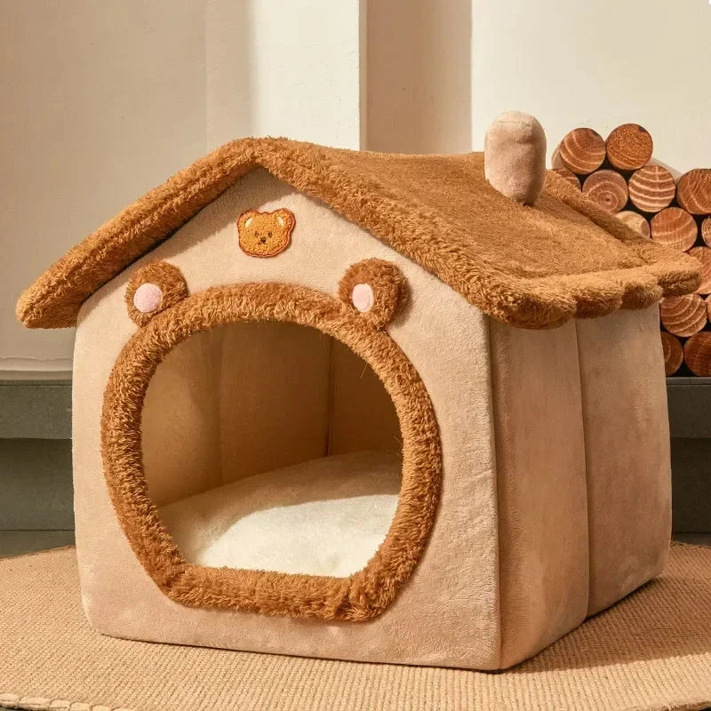 Folding houses for small and medium sized dogs and cats.