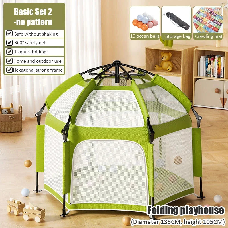 Portable Outdoor Camping Pop Up Tent , Indoor Kids Tents,  Baby Play House