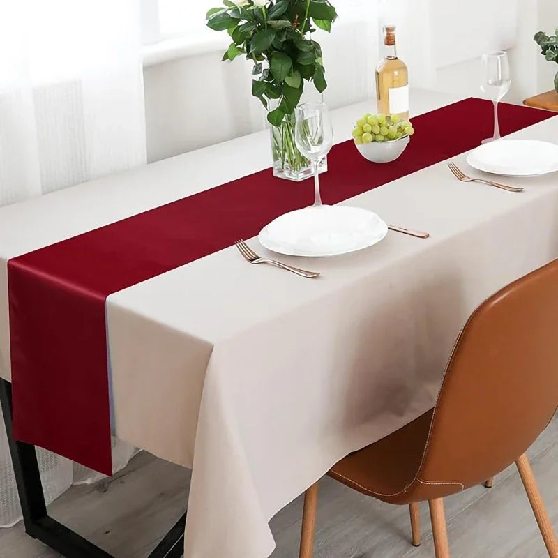 2-10PCS Satin Table Runner 30x275cm For Wedding, Party Events, Decoration, Birthday Parties ,Banquets, Decor, Graduations ,Engagements.