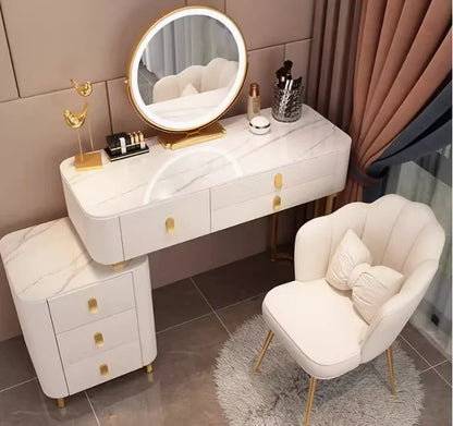 Bedroom Desk Dressing Table Chair Mirror Drawers