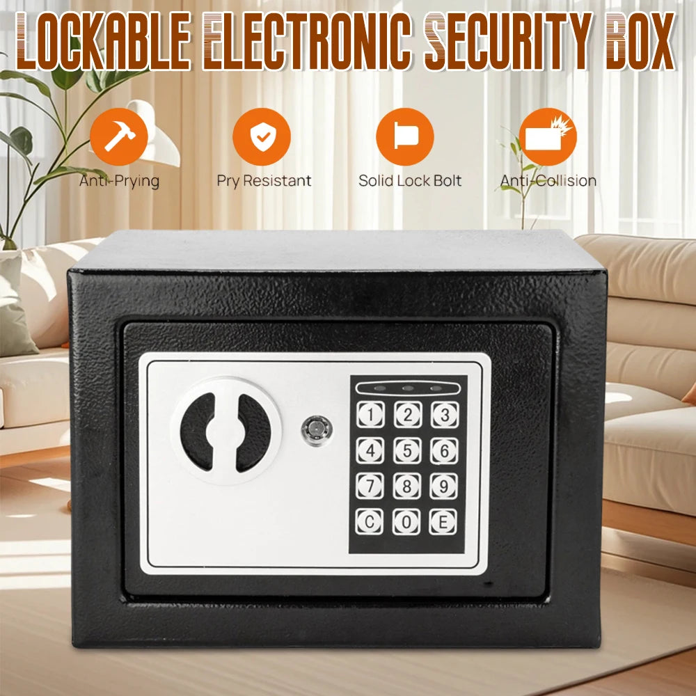 Fireproof File Cabinet, Small Safe Electronic Digital Keypad Lock, for Money Jewelry Document.
