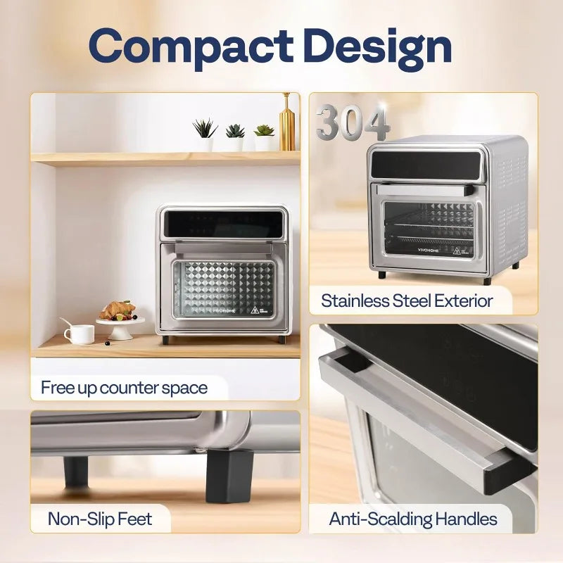 21 Qt Air Fryer Toaster Oven Combo