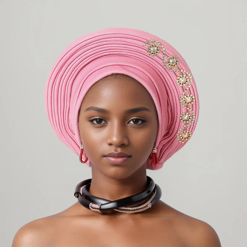 African Head tie Turbans for Women Muslim Headwear.