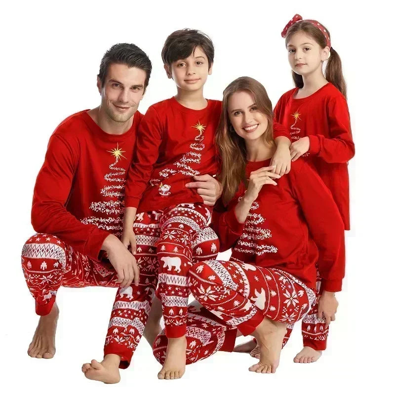 Christmas Look Pajamas Set Mom, Dad, Kids Matching Pajamas Set