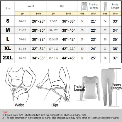 2 pack Women Thermal Underwear Long Johns Fleece Lined  Top Bottom﻿