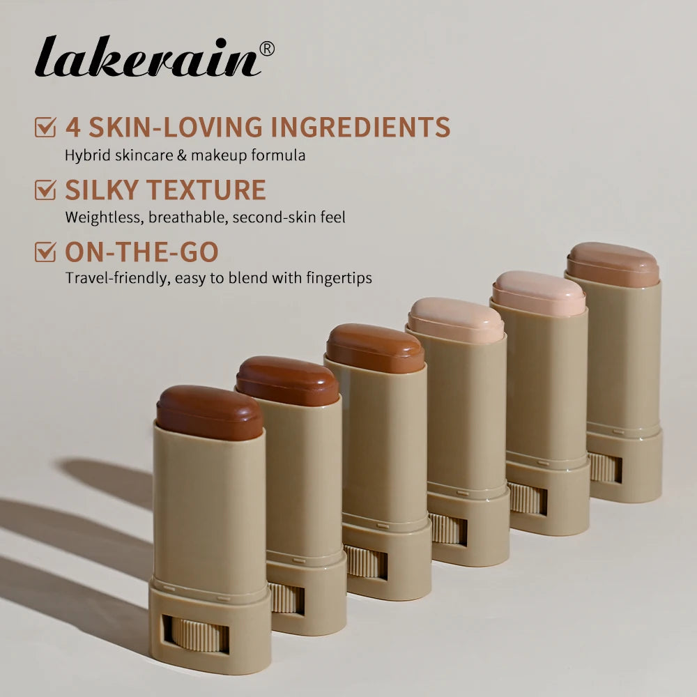 Skin Tint Foundation Stick, Eraser Concealer Foundation Stick Serum Boosted Smooth Plumper Hight Coverage .
