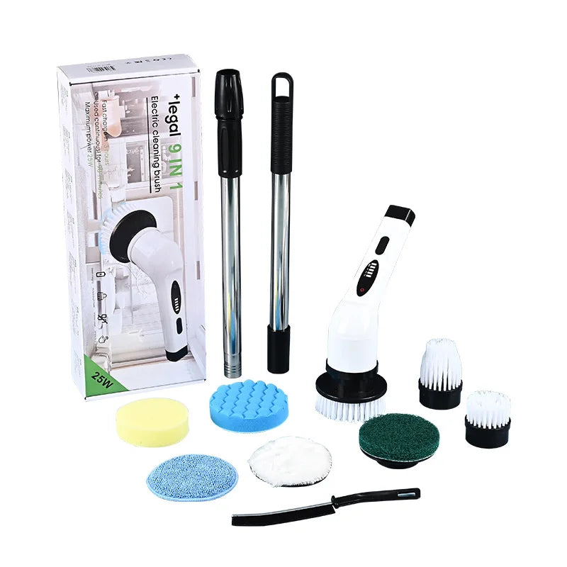 Kitchen and Bathroom Electric Cleaning Brush Charge Gadgets.