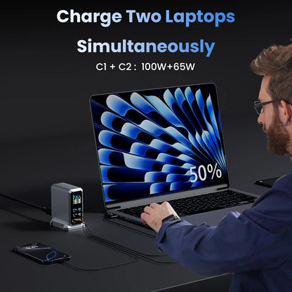 240W Digital Charger PD3.1 140W USB Type C 6 Ports