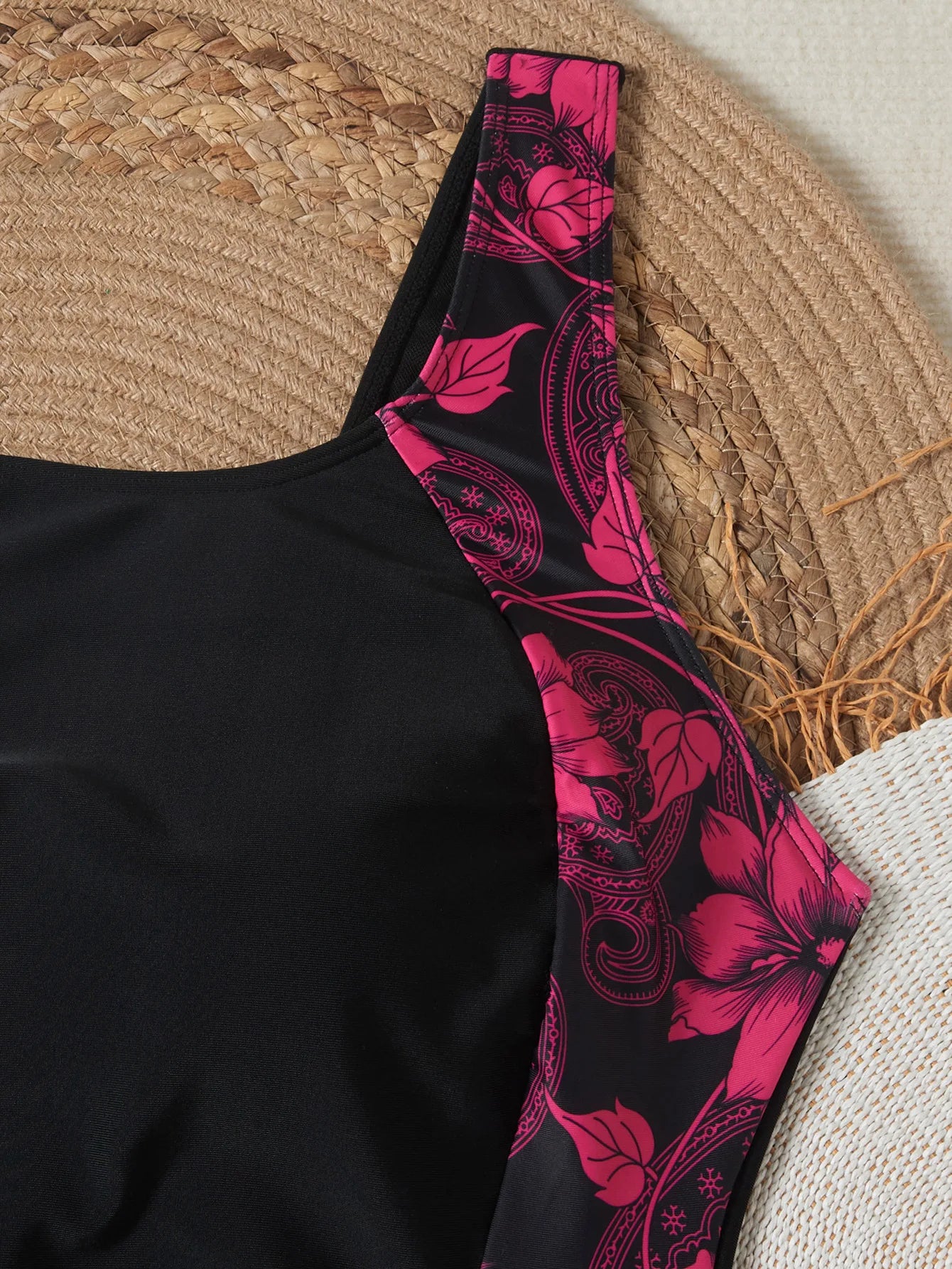 One Piece Plus Size High Waist Bikini Women Push Up Large Size Swimsuit Summer.