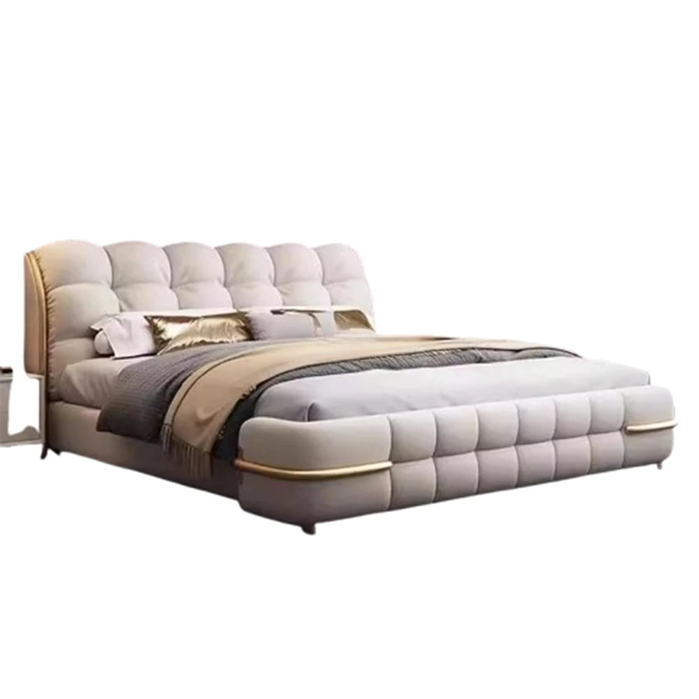 Luxury Unique Bed, Queen Elastic Bedroom Double Bed