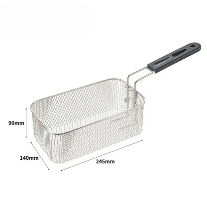 4L Electric Deep Fryers Oil Oven Adjustable Thermostat 2000W.