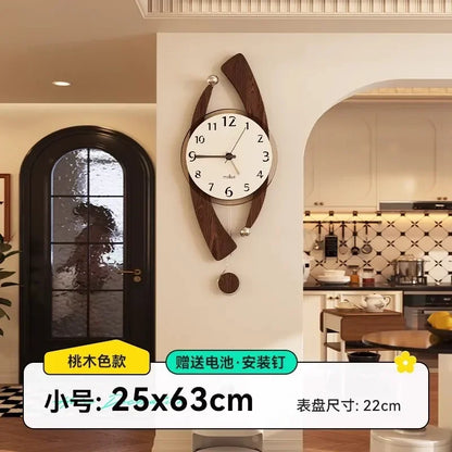 Wooden Decoration Silent Wall Clocks home Bedroom  Decor