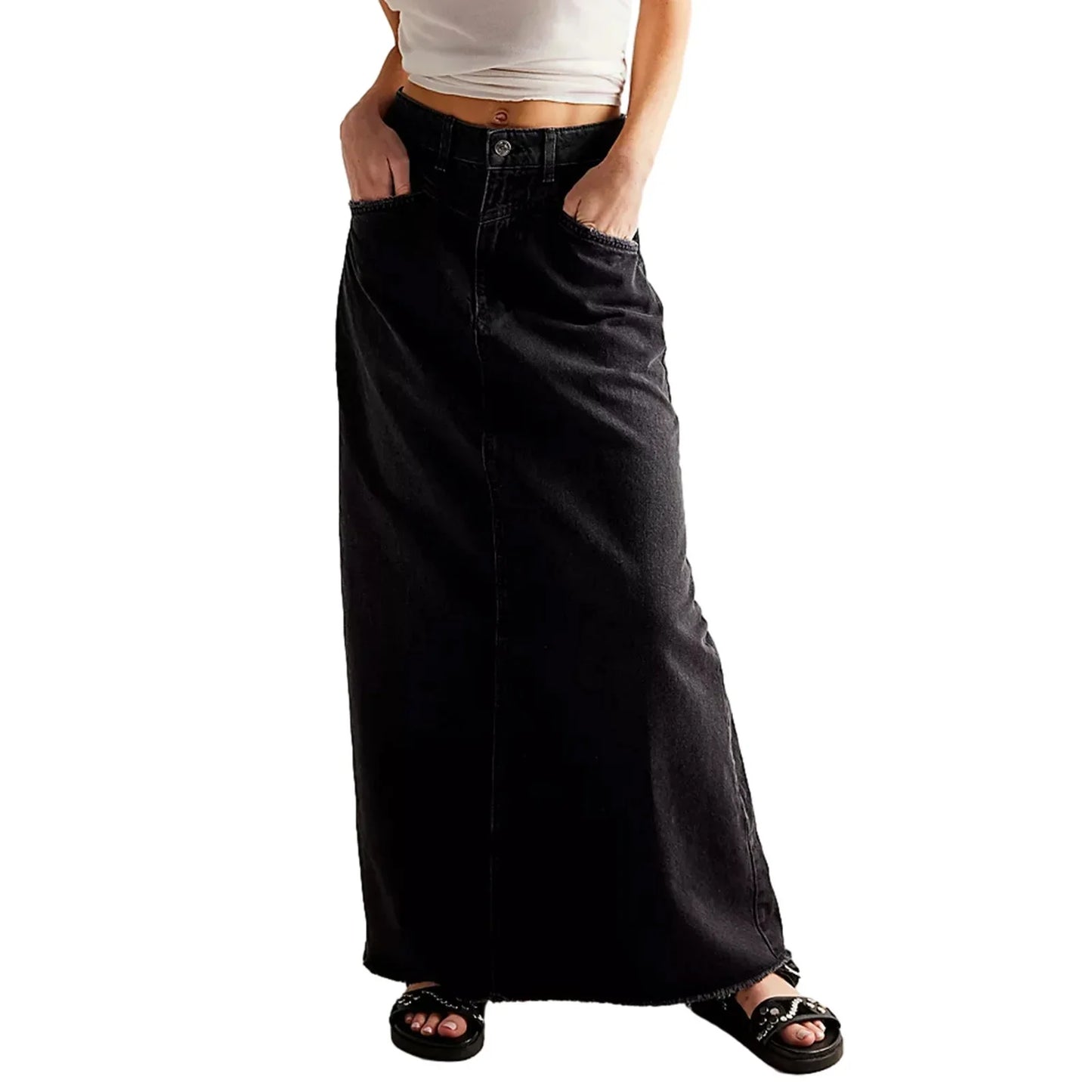 Loose Casual Summer Denim Skirt, Comfortable, Breathable, Summer Skirt.