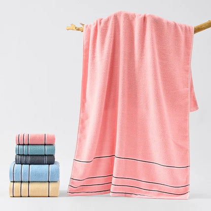 2PCS Luxurious Cotton Towel Set, Ultra Soft Highly Absorbent , for Home Bathroom 100% Cotton.
