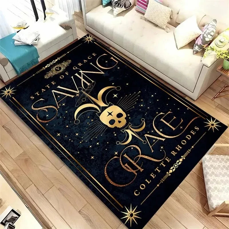 Tarot Pattern Floor Mats, Door Decoration, Home Living Room