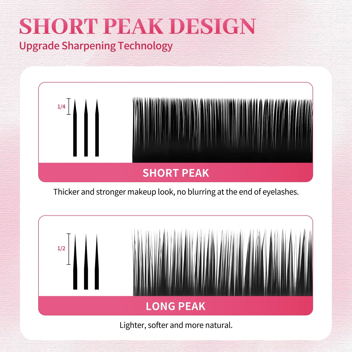 XIUSUZAKI Classic Individual Eyelashes Extensions  Black Classic