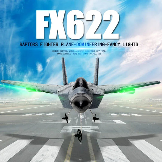 FX622 Remote Control Fighter | 3-Axis Gyro Self-Stable | Easy Throttle Control.