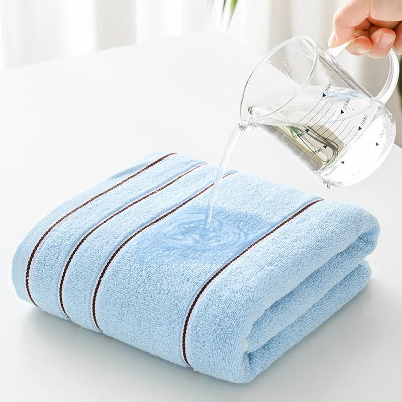 2PCS Luxurious Cotton Towel Set, Ultra Soft Highly Absorbent , for Home Bathroom 100% Cotton.