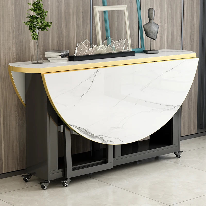 Simple Style Dining Table Set, Chair Folding Table Space Savers