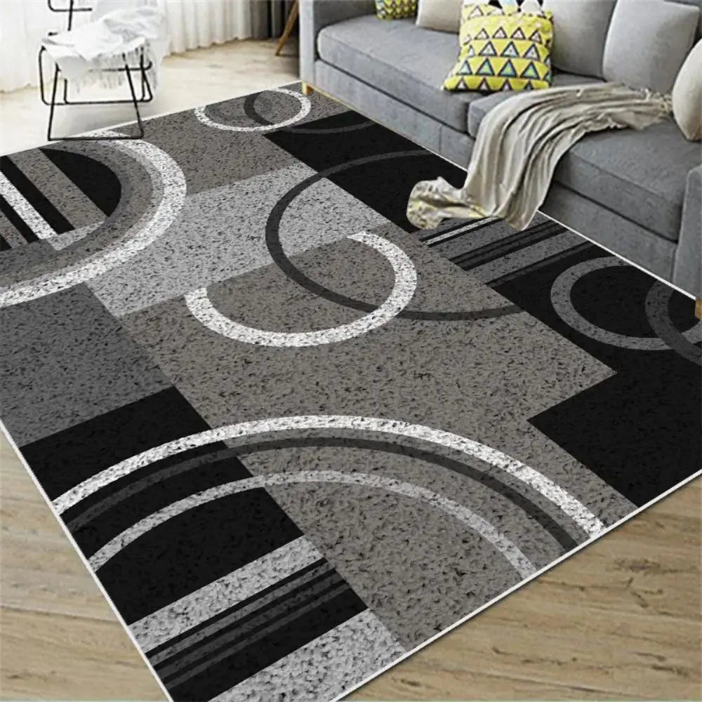 VIKAMA Nordic Abstract Carpet, Living Room, Bedroom, Kitchen, Dining Room Floor.