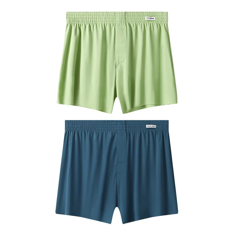 Men Arrow Shorts Ice Silk Underwear Sleepwear Boxers Shorts.