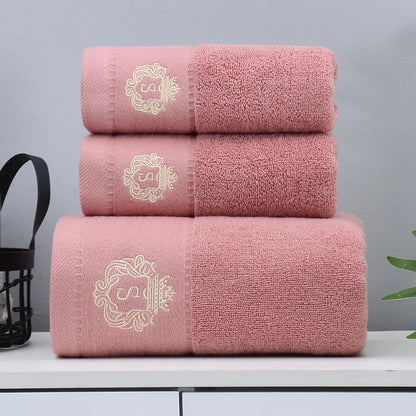 3 Piece Bath Towels Set 100% Cotton, 1 Bath Towel, 2 Hand Towel, Luxury Bathroom Towel  Hotel Quality