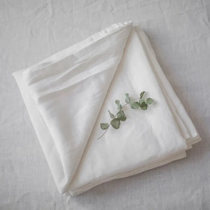 100% Pure Linen Bed Sheet Ultimate Comfort,  Natural Eco-Friendly  Durable, Queen California King