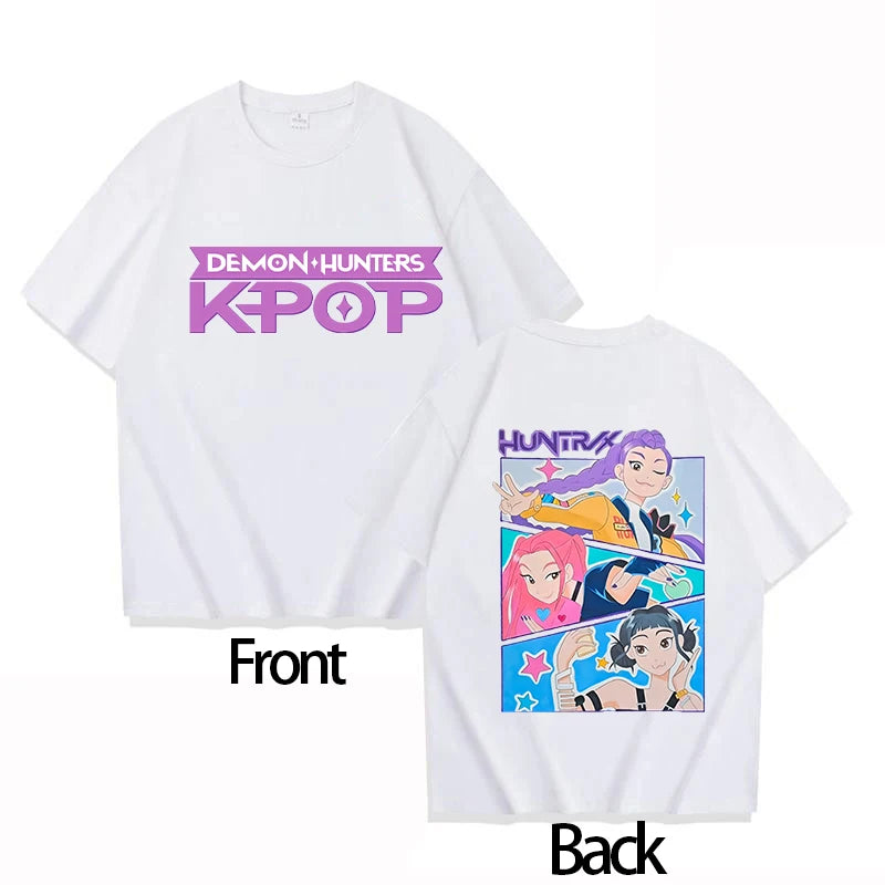 2025 Movie KPOP Demon Hunter RUMI child, Cotton Round Neck Boys, Girls T-shirt.