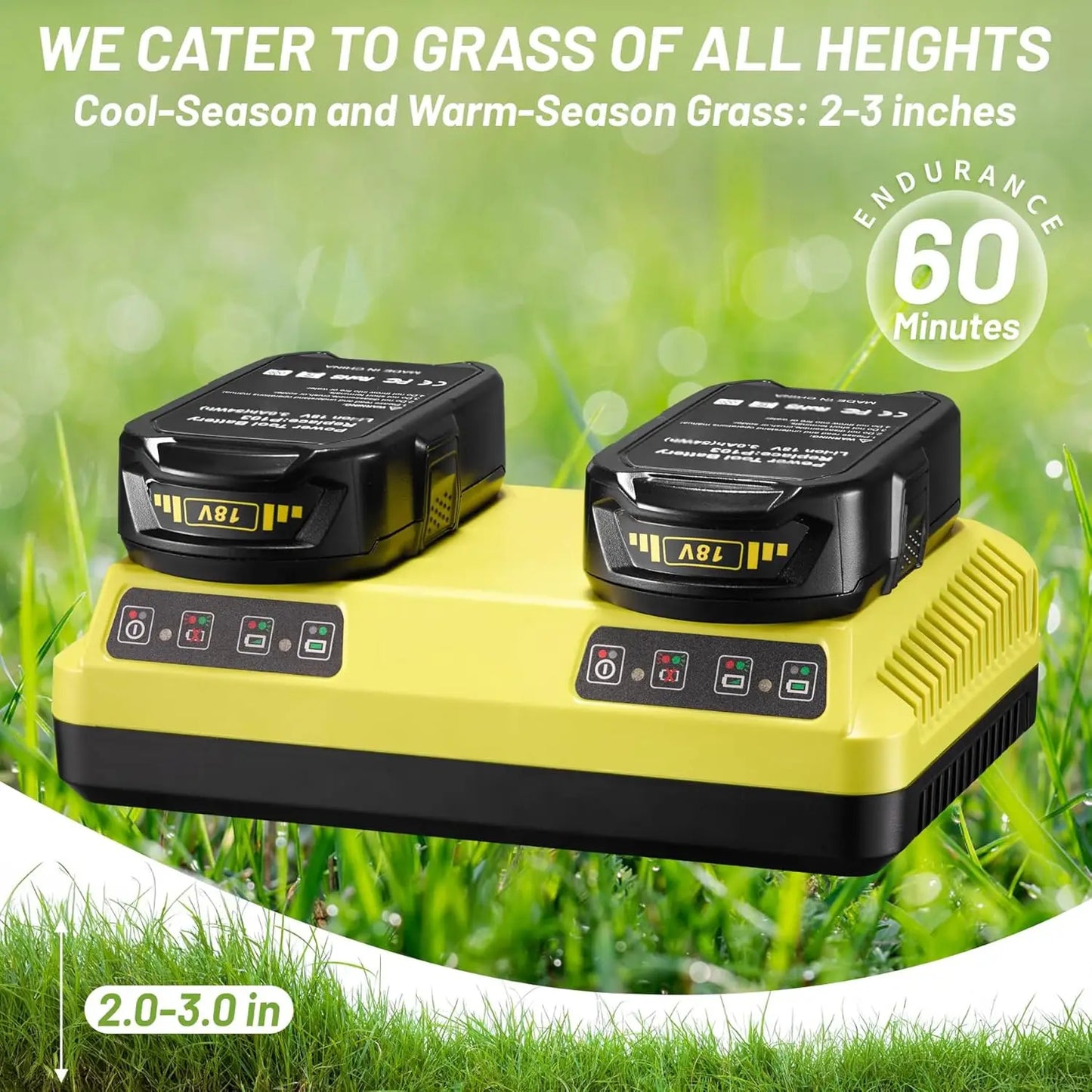 Remote Control Lawn Mower Battery Powered  All-Wheel Drive