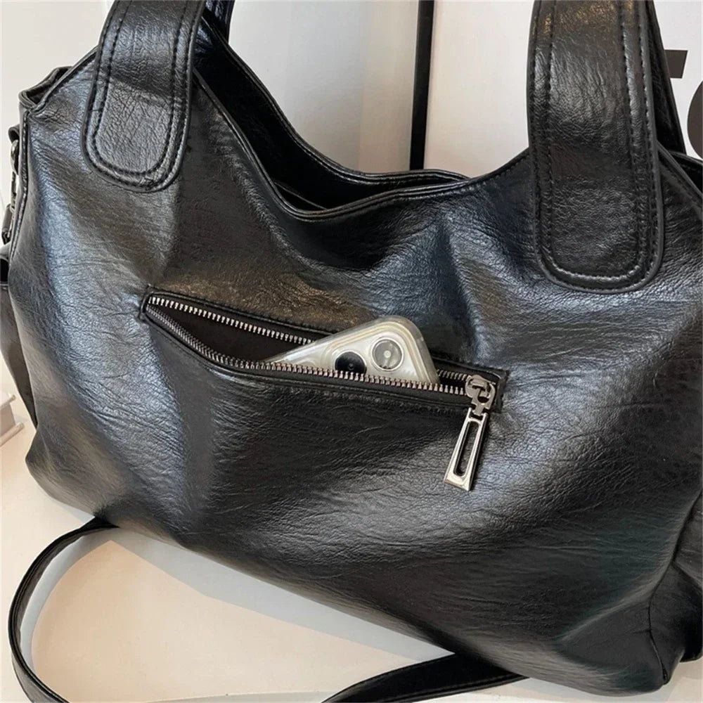 Soft Interior Compartment Shoulder Bags, 2026 High Quality Contrasting Colors Bags for Women.