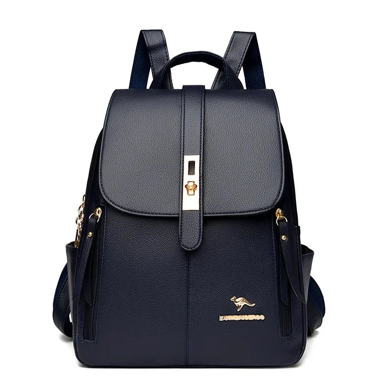 Fashionable Large Capacity Women Backpack, Simple Style Dual-Shoulder Bag.