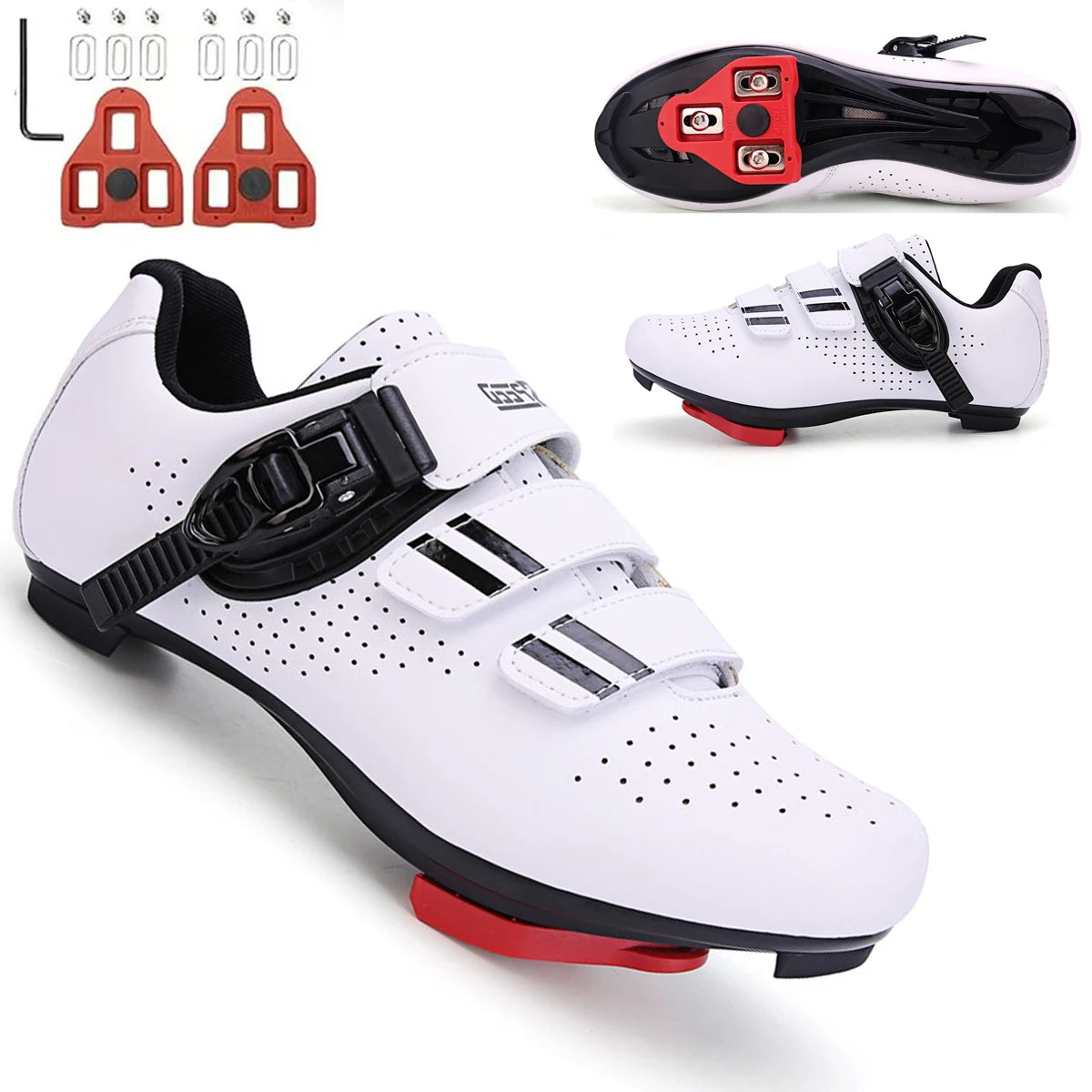 Cycling Shoes Men Sports Shoes  Flat Cleats Bicycle  Footwear