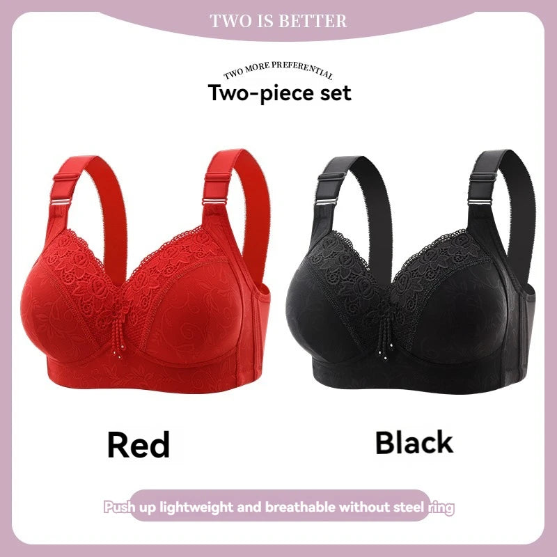 Women Lace Bras, Ultra-Thin Perspective Deep V Bra Plus Size Cup active bra.