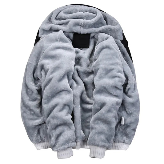 Chaqueta de invierno para hombre, camuflaje, forro polar, grueso, con capucha, chaquetas informales con cremallera, sudaderas con capucha, abrigos Streetwear.