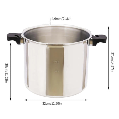 23qt Fast Heating Pressure Cooker Pot with Safety Valve