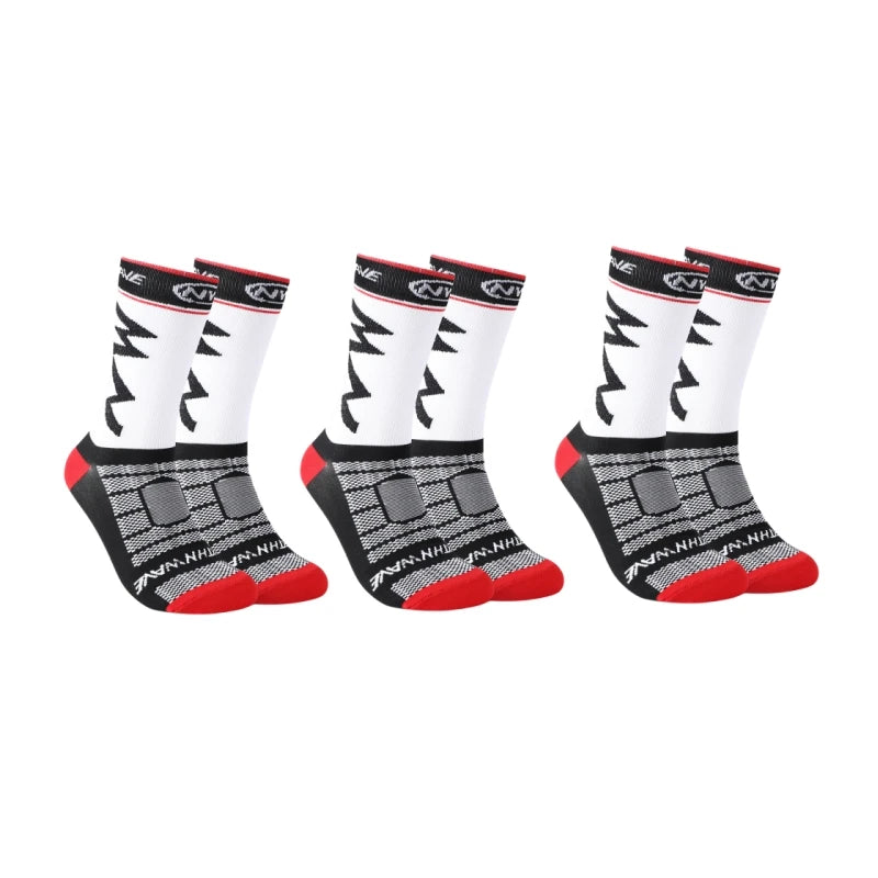 3 Pairs Of High-Quality Breathable Sports Socks
