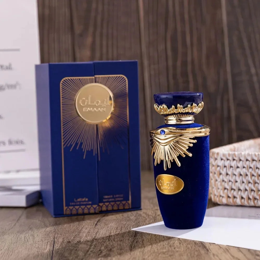 100ml Arabian perfume, Long acting body spray for men, and women Fruit and flower pheromone, Attractive gift box perfume.